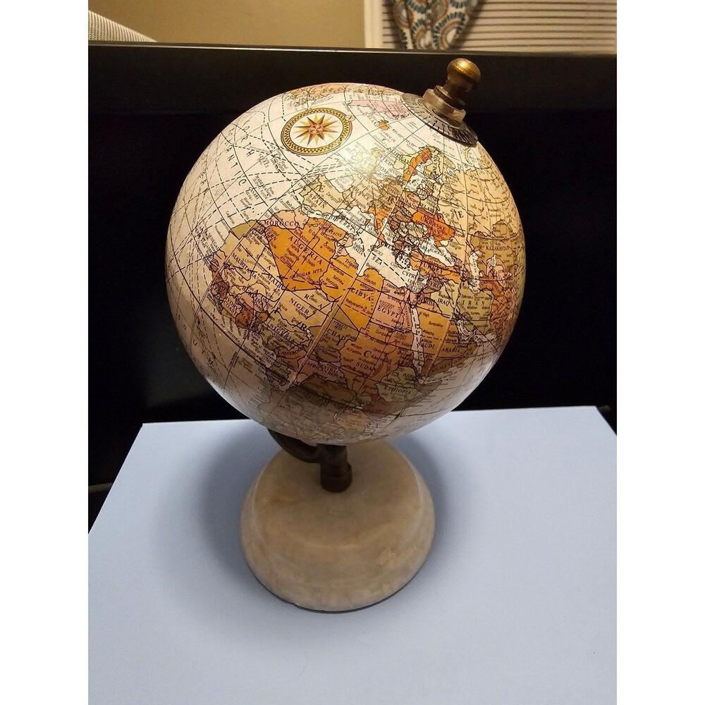 Modern Vintage Marble Globe